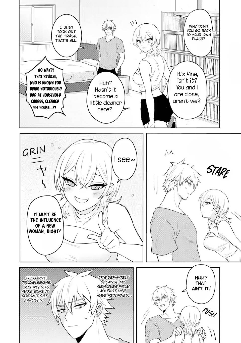I was Reincarnated as the Scumbag from a Netorare Manga, But the Heroine is Coming on to Me, Chapter 3 image 32